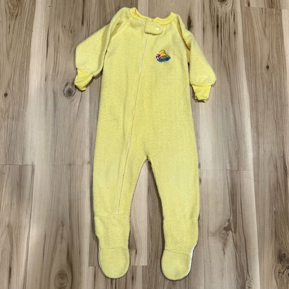 Paddington Vintage 90’s Footie Pajamas Gender Neutral Baby Toddler 2T